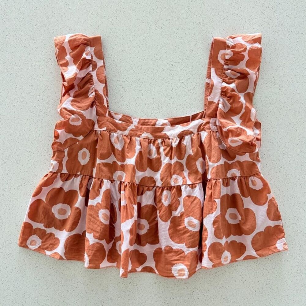 Unbranded Women's Orange and Pink Blouse